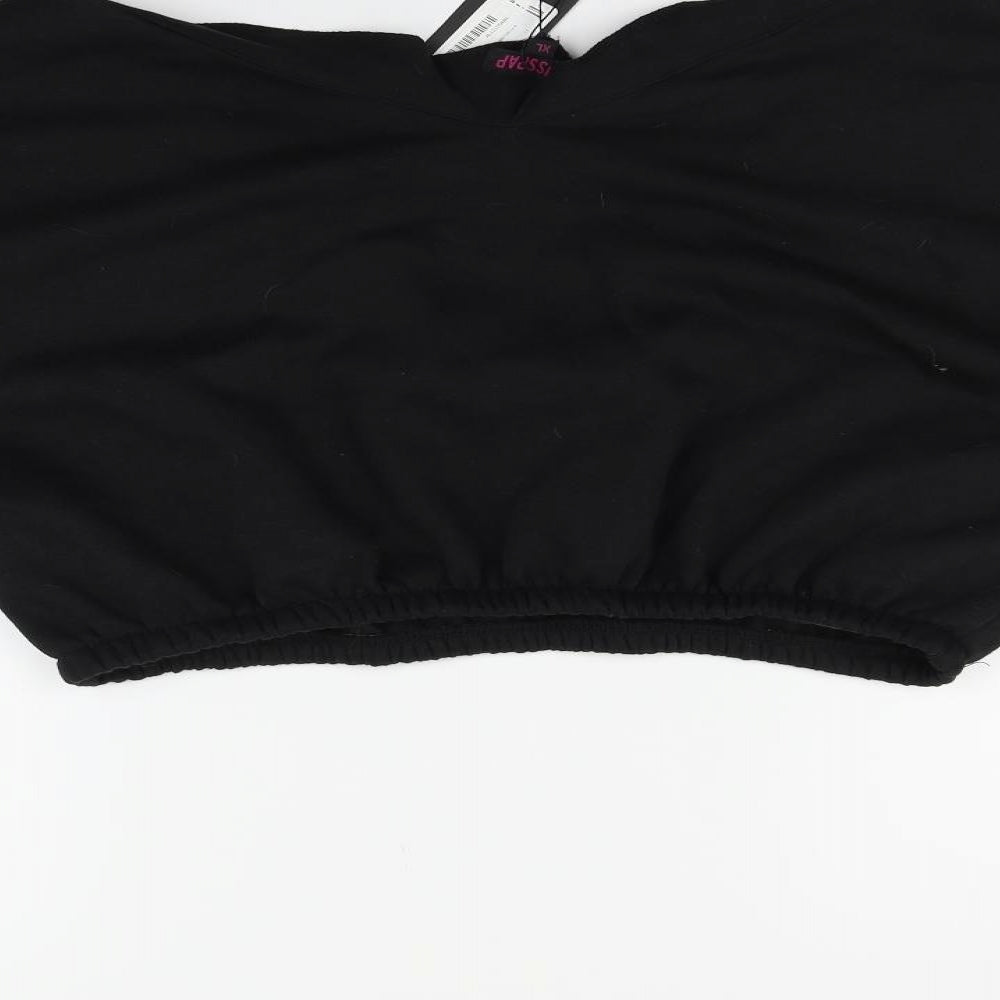 Misspap Womens Black   Pullover Jumper Size M