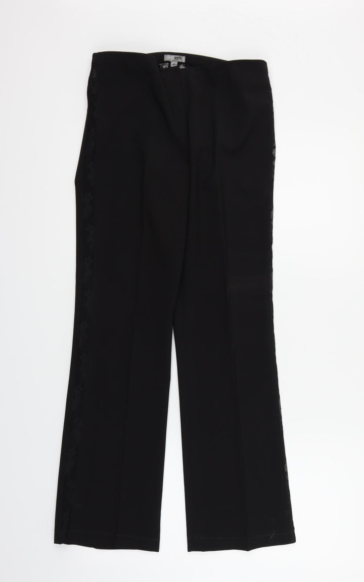 Peter Werth Womens Black   Trousers  Size 8 L27 in