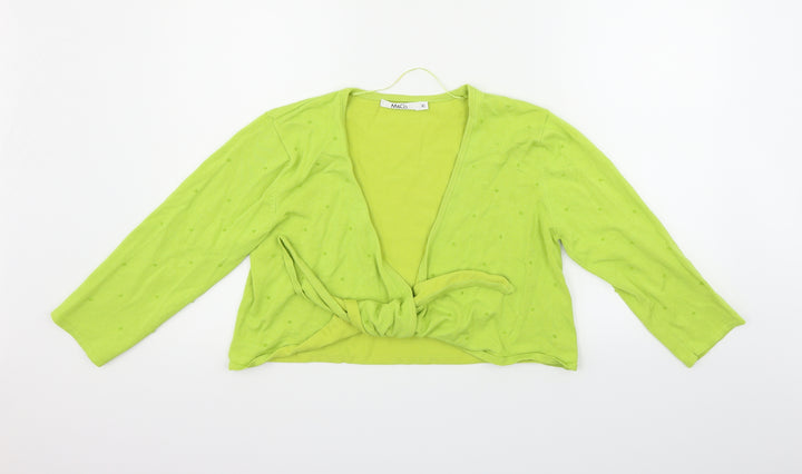 M&Co Womens Green Cardigan Jumper Size XL