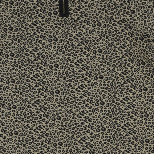 Marks and Spencer Womens Beige Animal Print  Basic T-Shirt Size 18