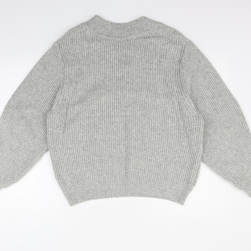 H&M Womens Grey   Pullover Jumper Size L