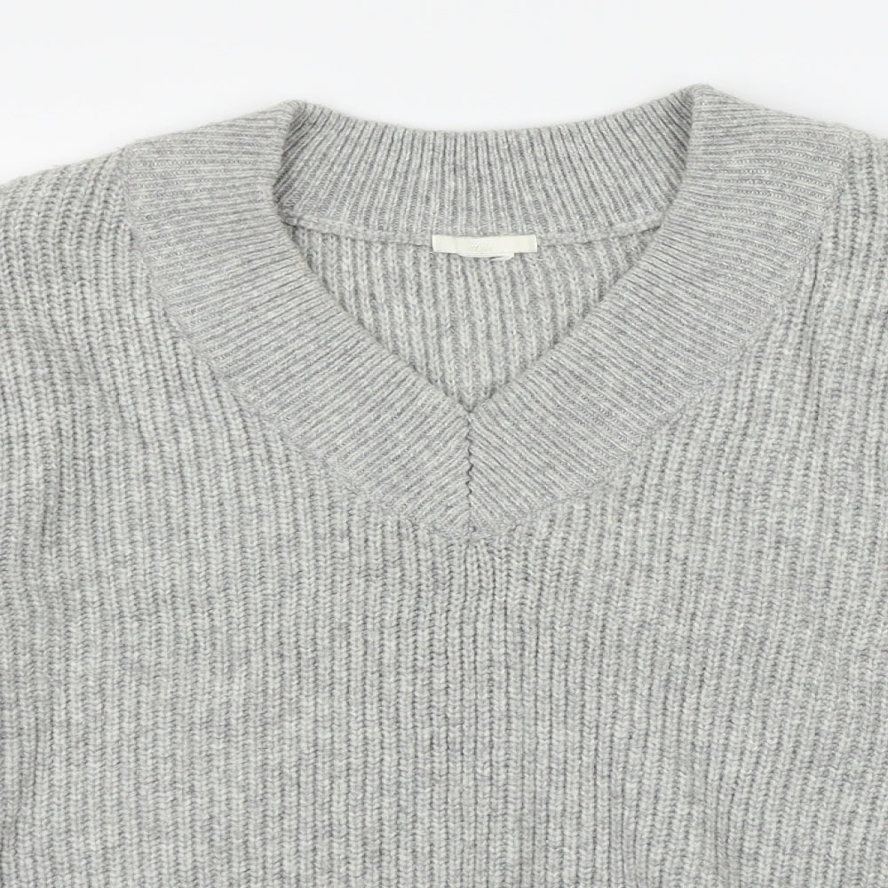H&M Womens Grey   Pullover Jumper Size L