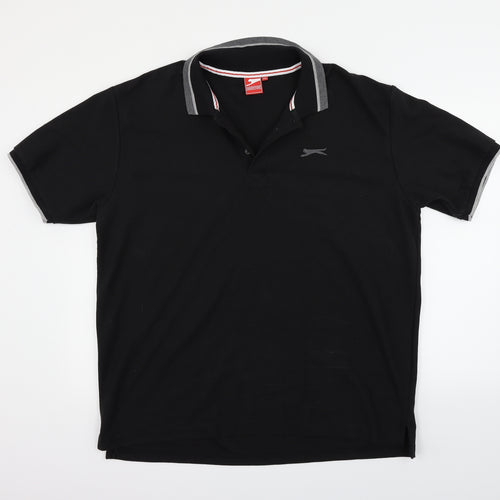 Slazenger Mens Black    Polo Size 2XL