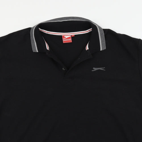 Slazenger Mens Black    Polo Size 2XL