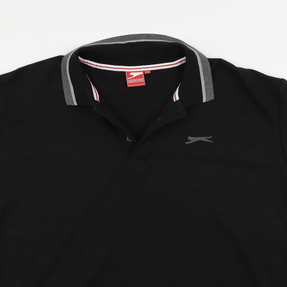 Slazenger Mens Black    Polo Size 2XL