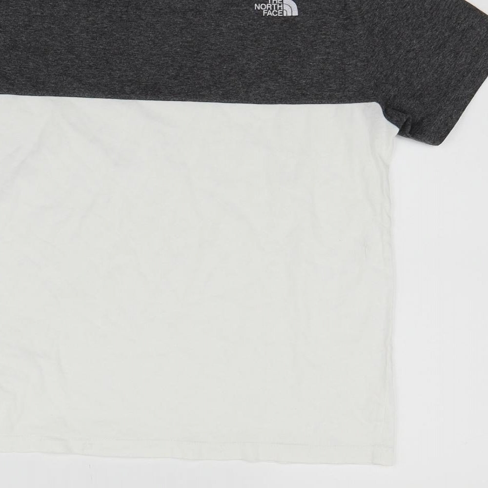 The North Face Girls Grey   Basic T-Shirt Size L