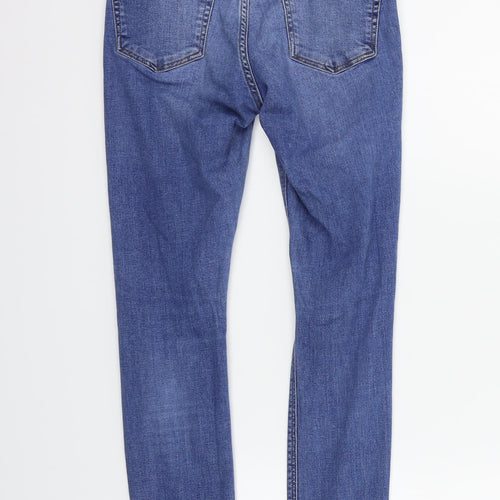 Topshop Girls Blue   Straight Jeans Size S