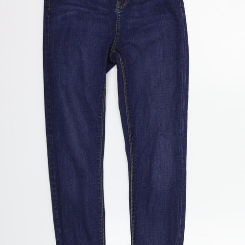 Topshop Girls Blue   Straight Jeans Size S