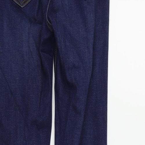 Topshop Girls Blue   Straight Jeans Size S