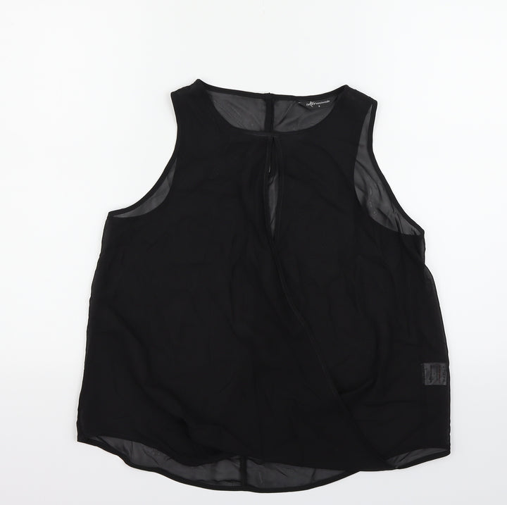 Internacionale Womens Black Basic T-Shirt Size 8