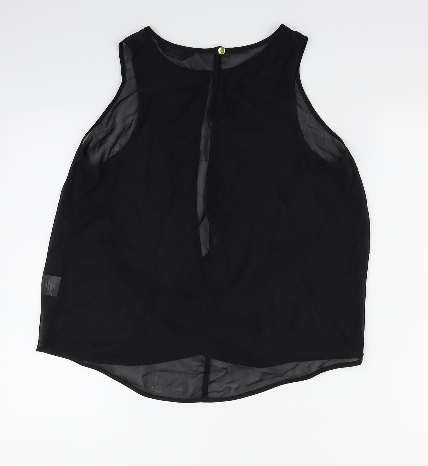 Internacionale Womens Black   Basic T-Shirt Size 8