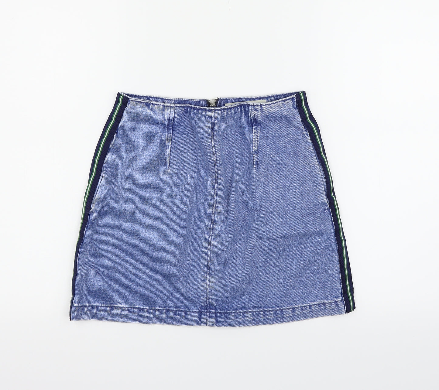Topshop Girls Blue   Flare Skirt Size 8 Years