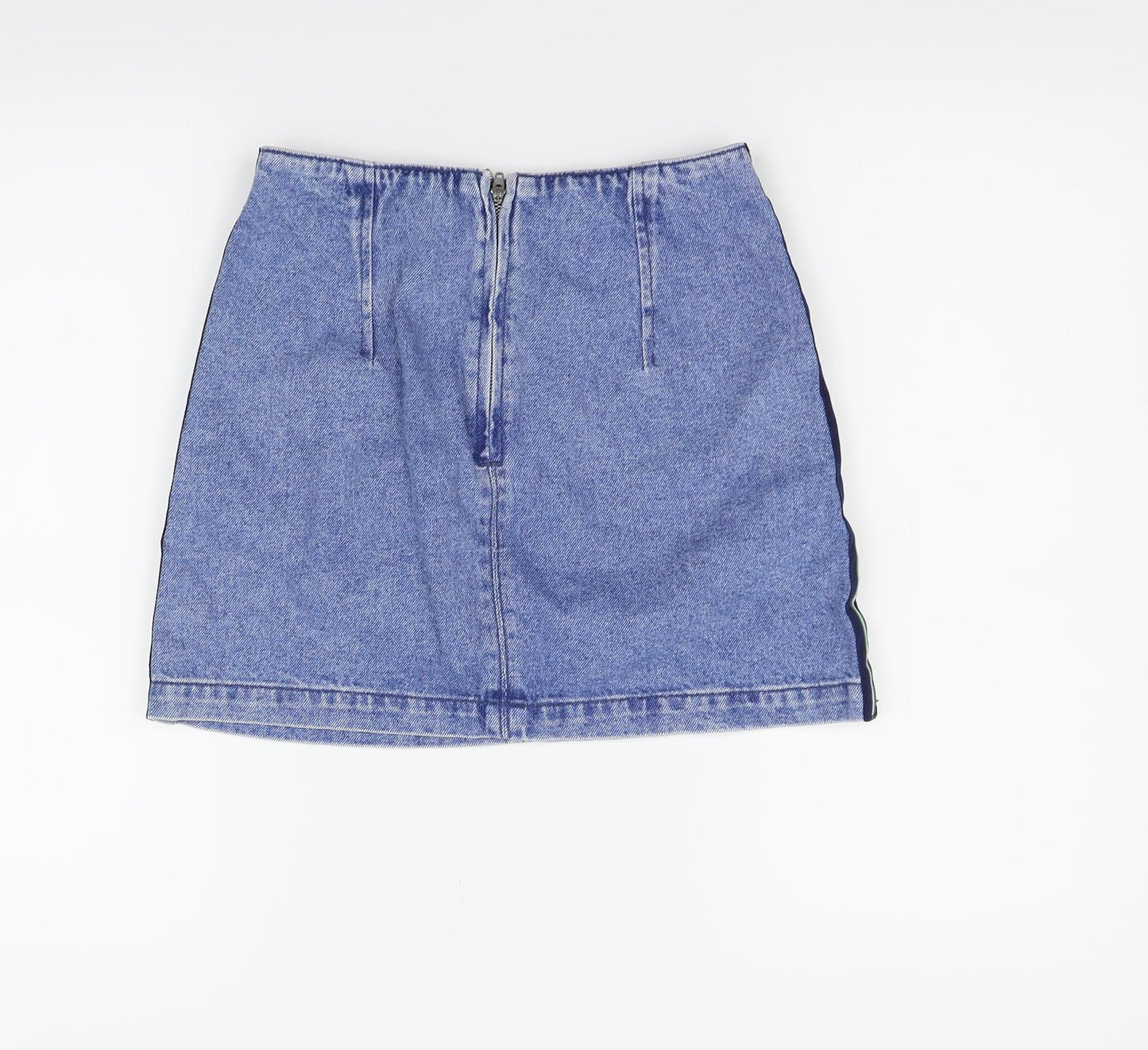 Topshop Girls Blue   Flare Skirt Size 8 Years