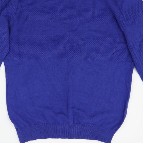 John Partidge Mens Blue   Henley Jumper Size M