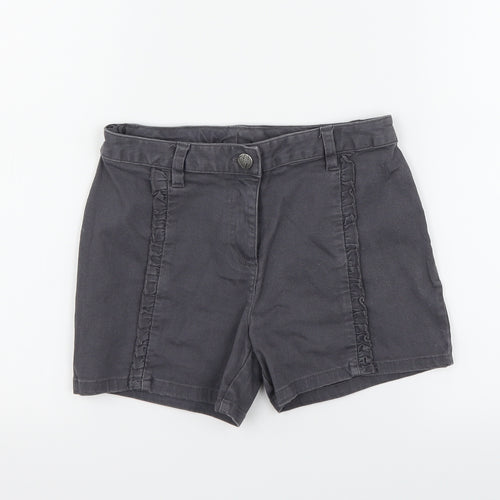 NEXT Girls Grey   Cut-Off Shorts Size 10 Years