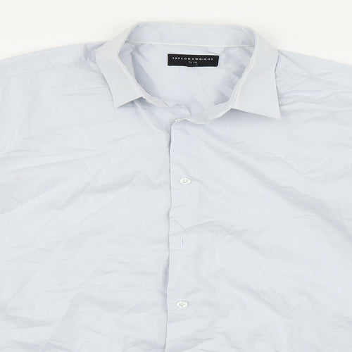 Taylor & Wright  Womens Blue   Basic Button-Up Size M