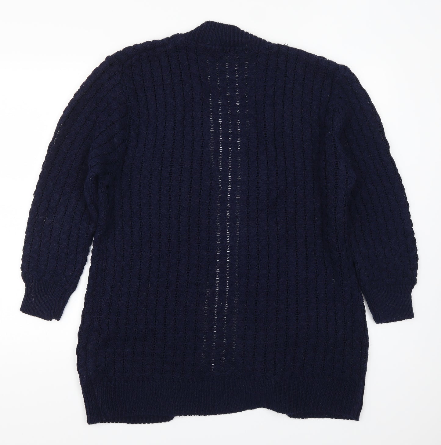 Glimpse Womens Blue   Cardigan Jumper Size L
