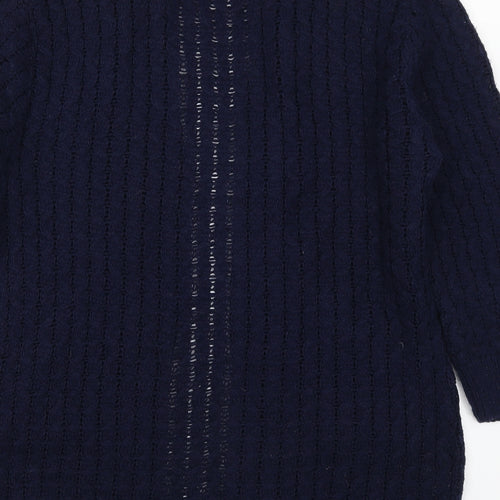 Glimpse Womens Blue   Cardigan Jumper Size L