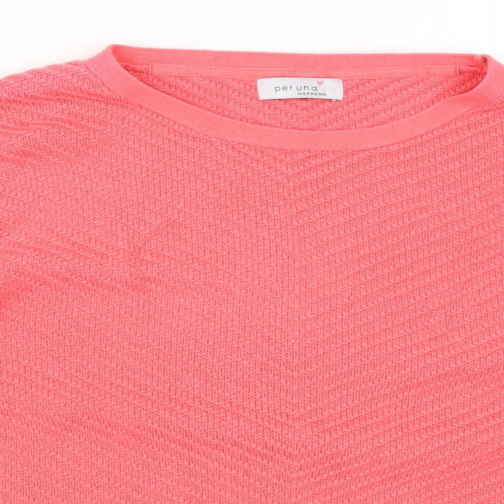 Marks and Spencer Womens Pink   Pullover Jumper Size 18