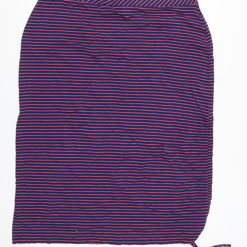 NEXT Womens Pink Striped  Straight & Pencil Skirt Size 20  - Blue Stripes