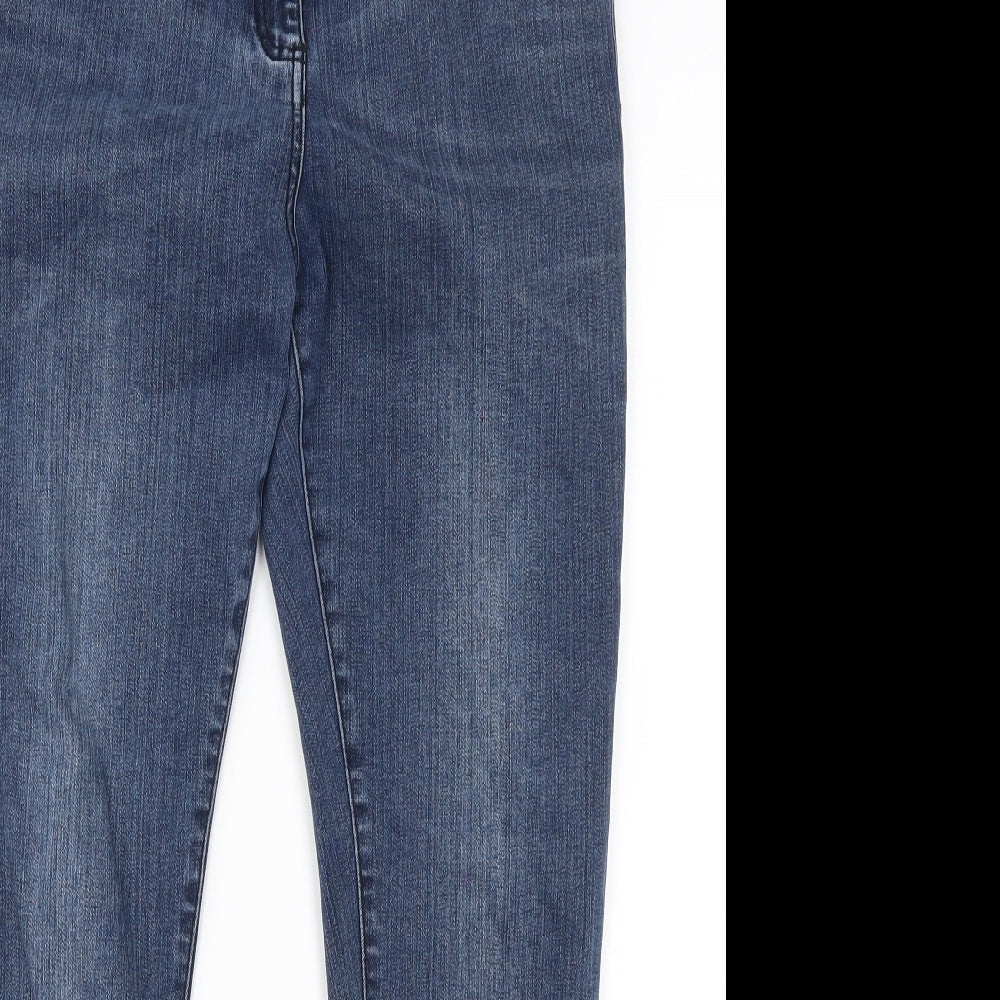 NEXT Womens Blue  Denim Skinny Jeans Size 14 L27 in