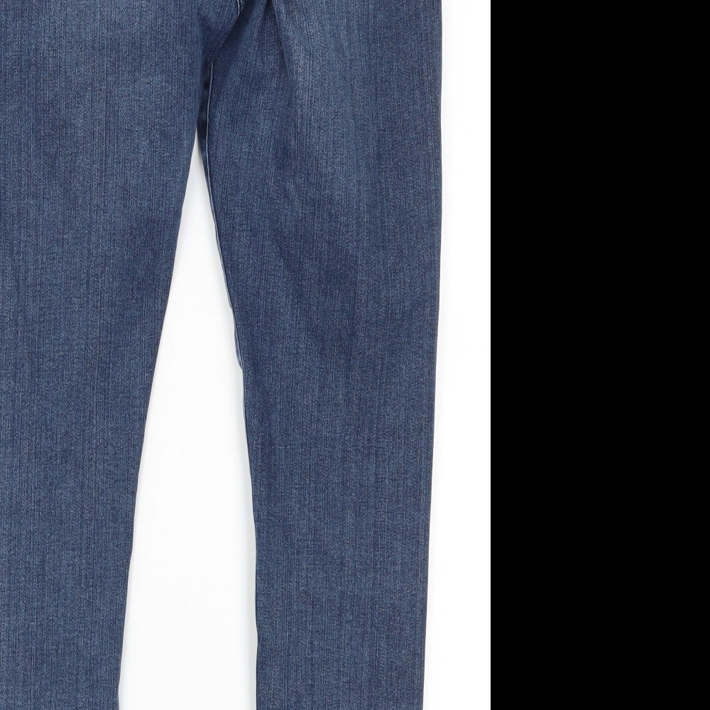 NEXT Womens Blue  Denim Skinny Jeans Size 14 L27 in