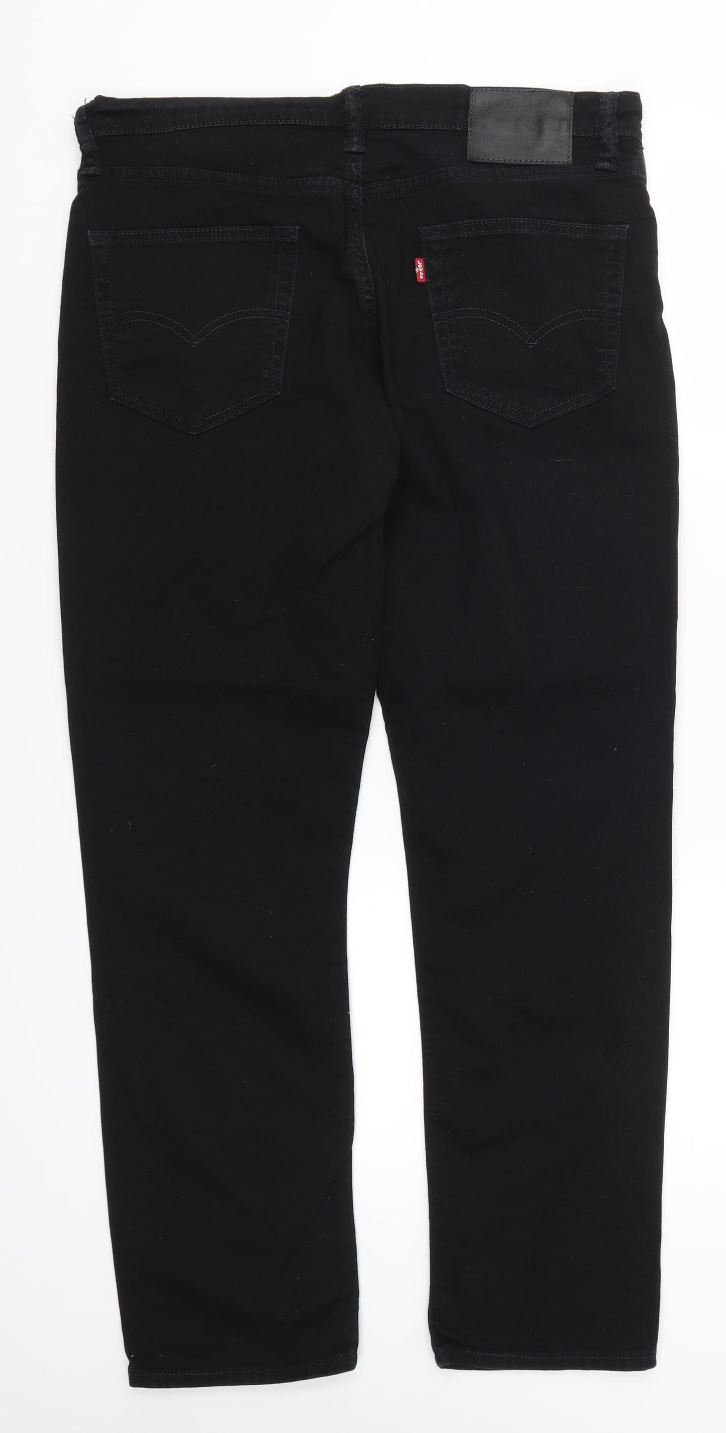 Levi Strauss & Co. Mens Black  Denim Skinny Jeans Size 34 L30 in
