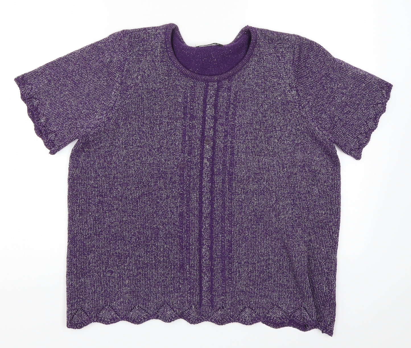 Bonmarché Womens Purple   Pullover Jumper Size M