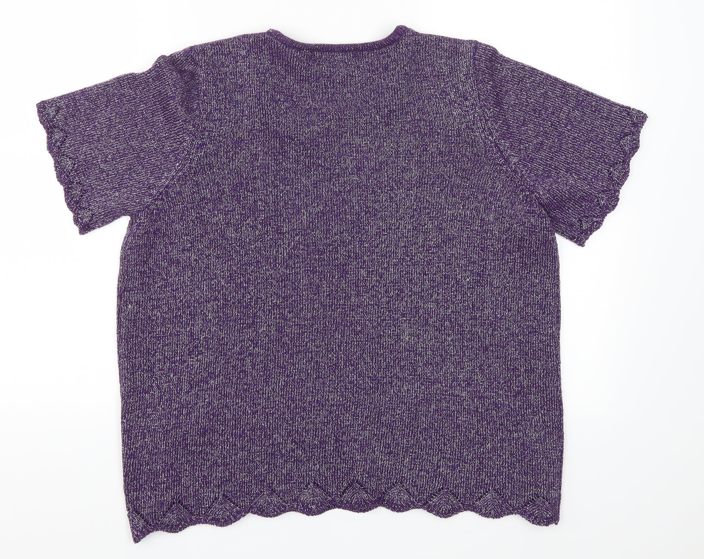 Bonmarché Womens Purple   Pullover Jumper Size M