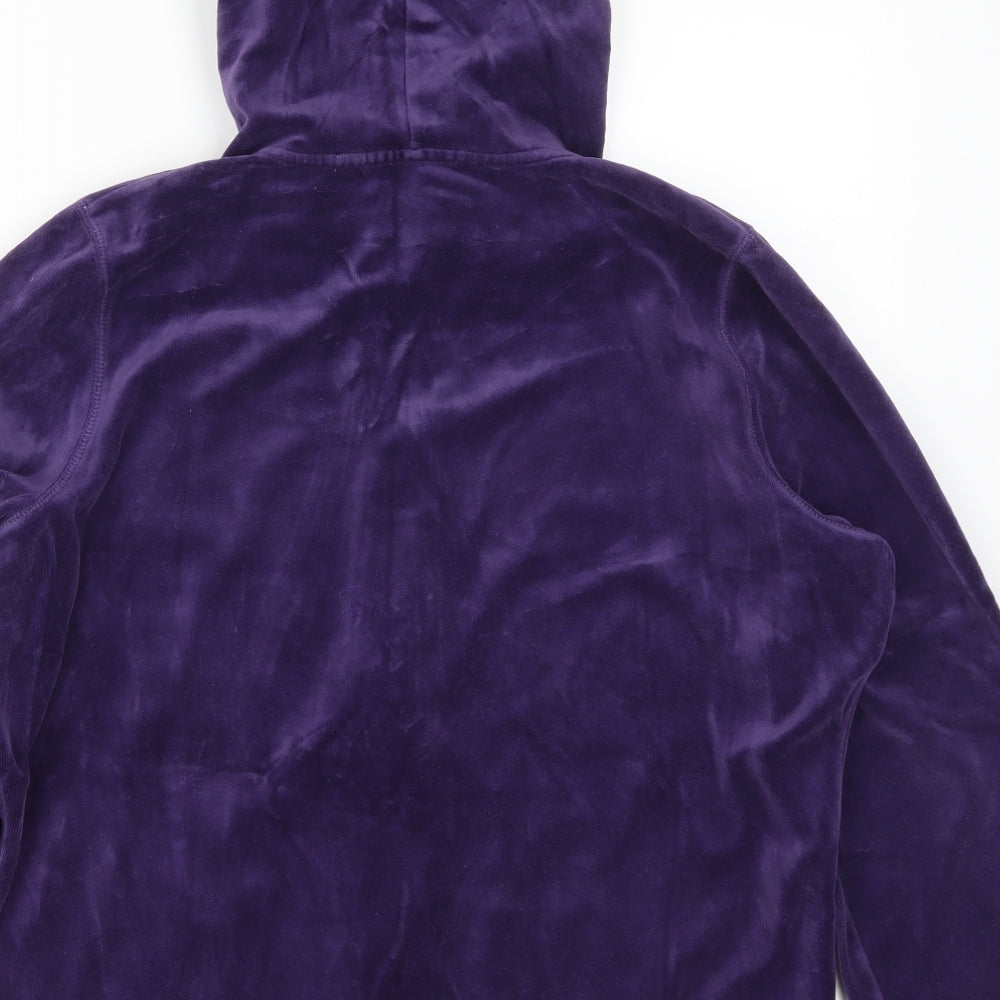 George Womens Purple   Full Zip Hoodie Size 18  - Butterfly