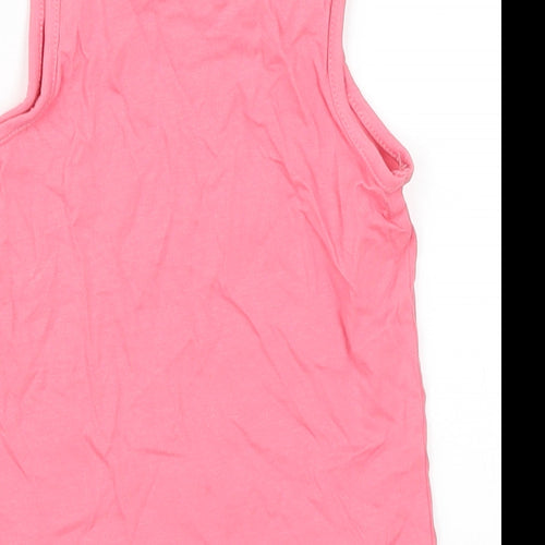 Nutmeg Girls Pink   Basic Tank Size 2-3 Years