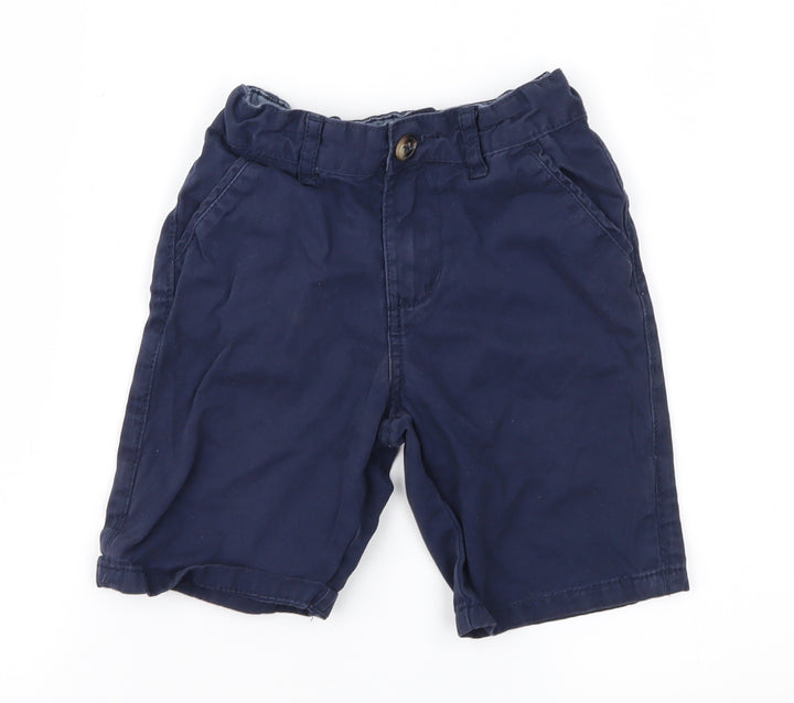 Denim & Co. Boys Blue   Chino Shorts Size 5-6 Years