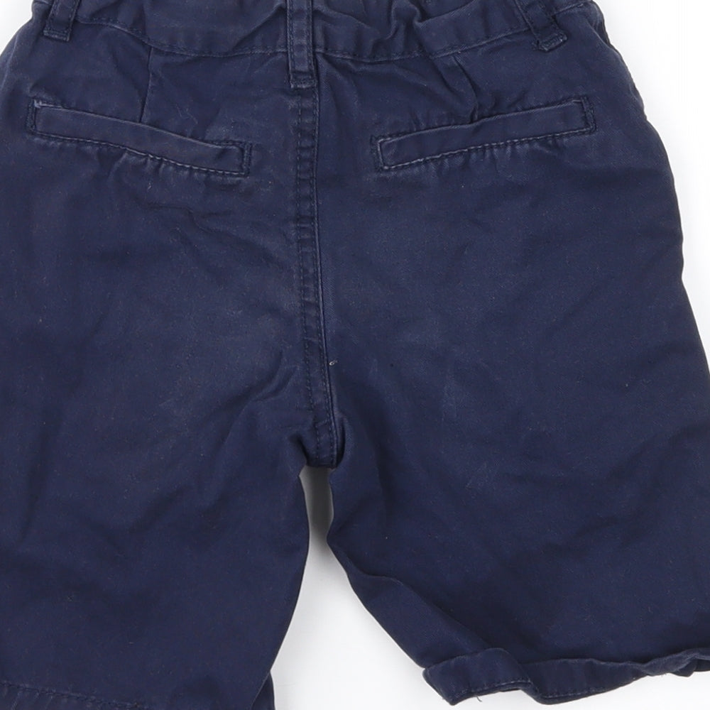 Denim & Co. Boys Blue   Chino Shorts Size 5-6 Years