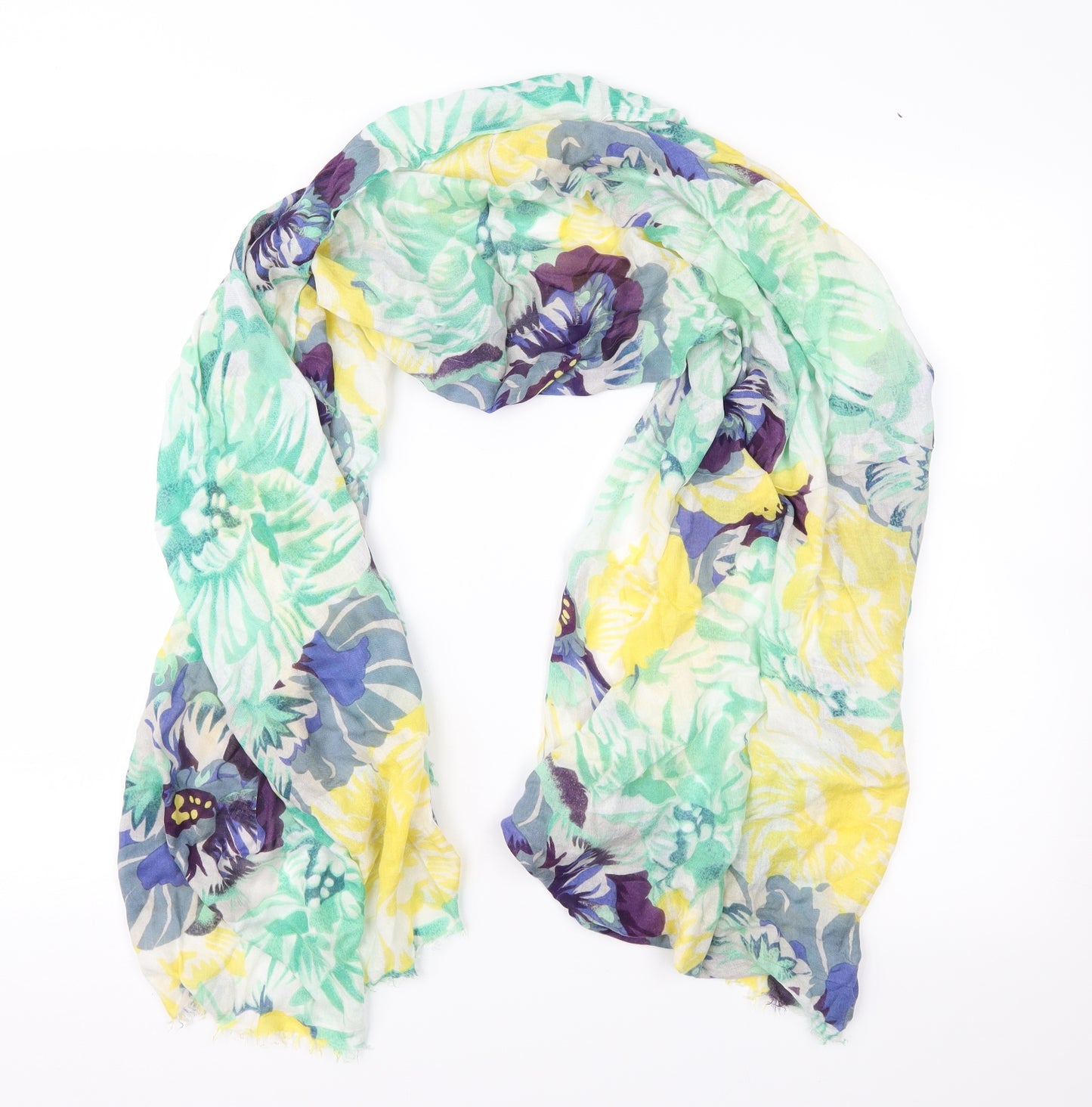 Preworn Womens Multicoloured Floral   Shawl/Wrap