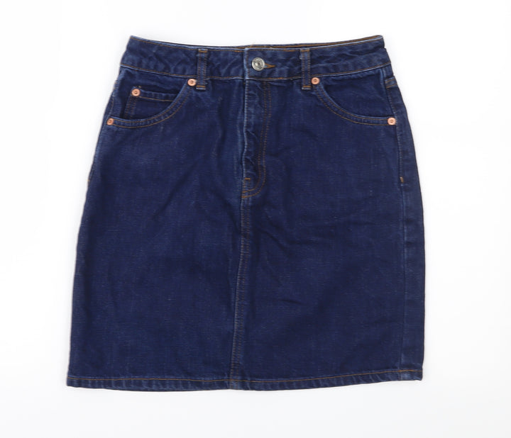Topshop Womens Blue  Denim Straight & Pencil Set Size 26 in