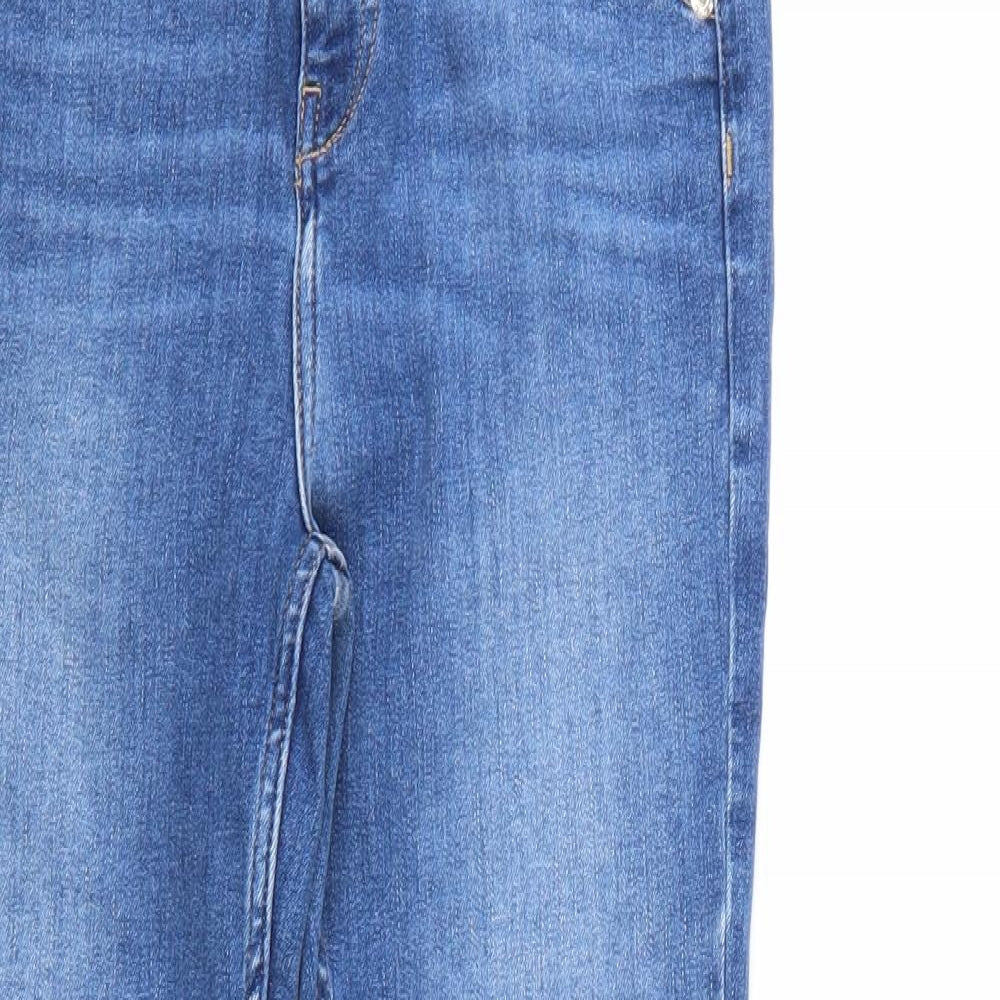 River Island Womens Blue  Denim Skinny Jeans Size 10 L26 in