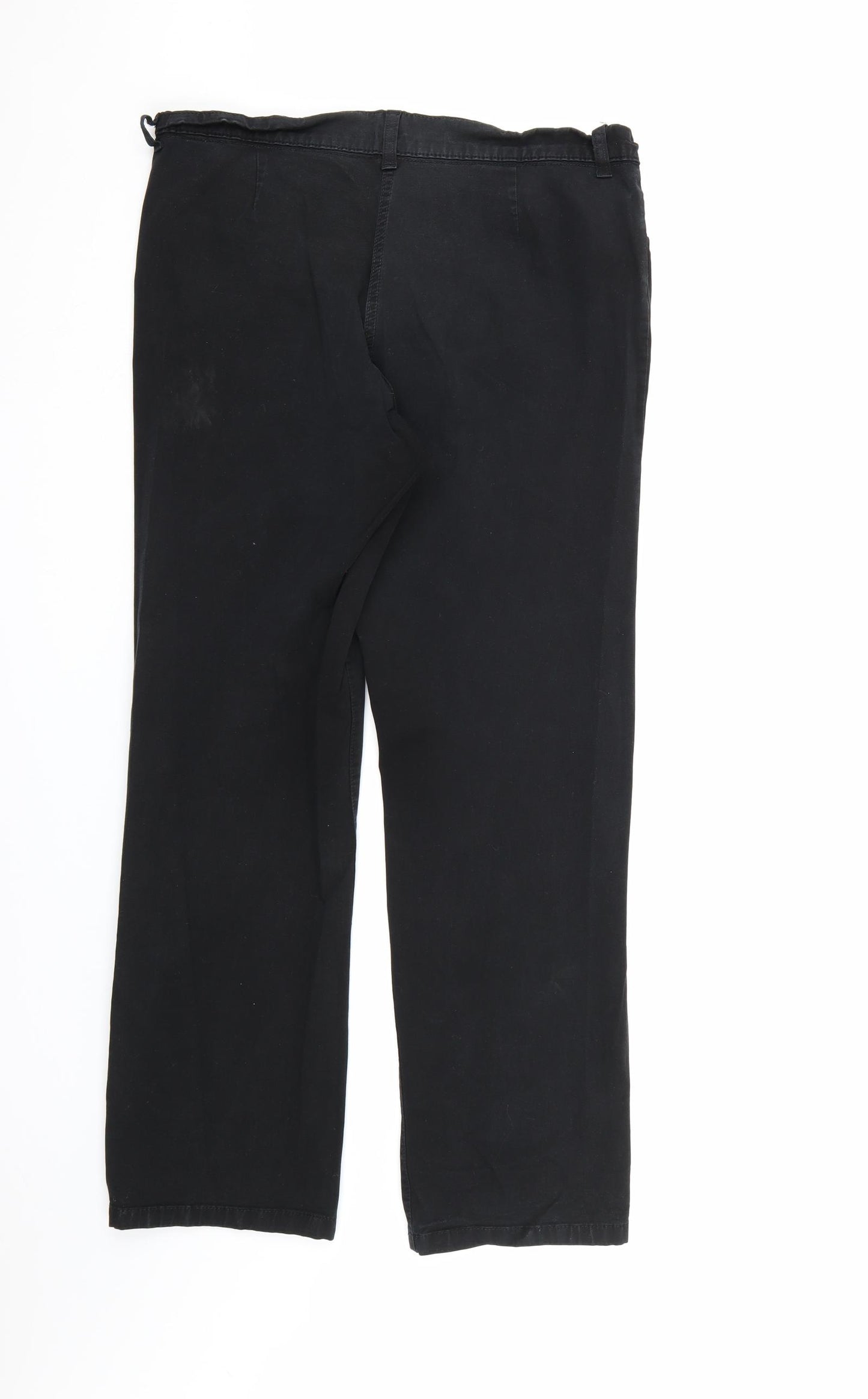 Marks and Spencer Womens Black   Trousers  Size 14 L29 in