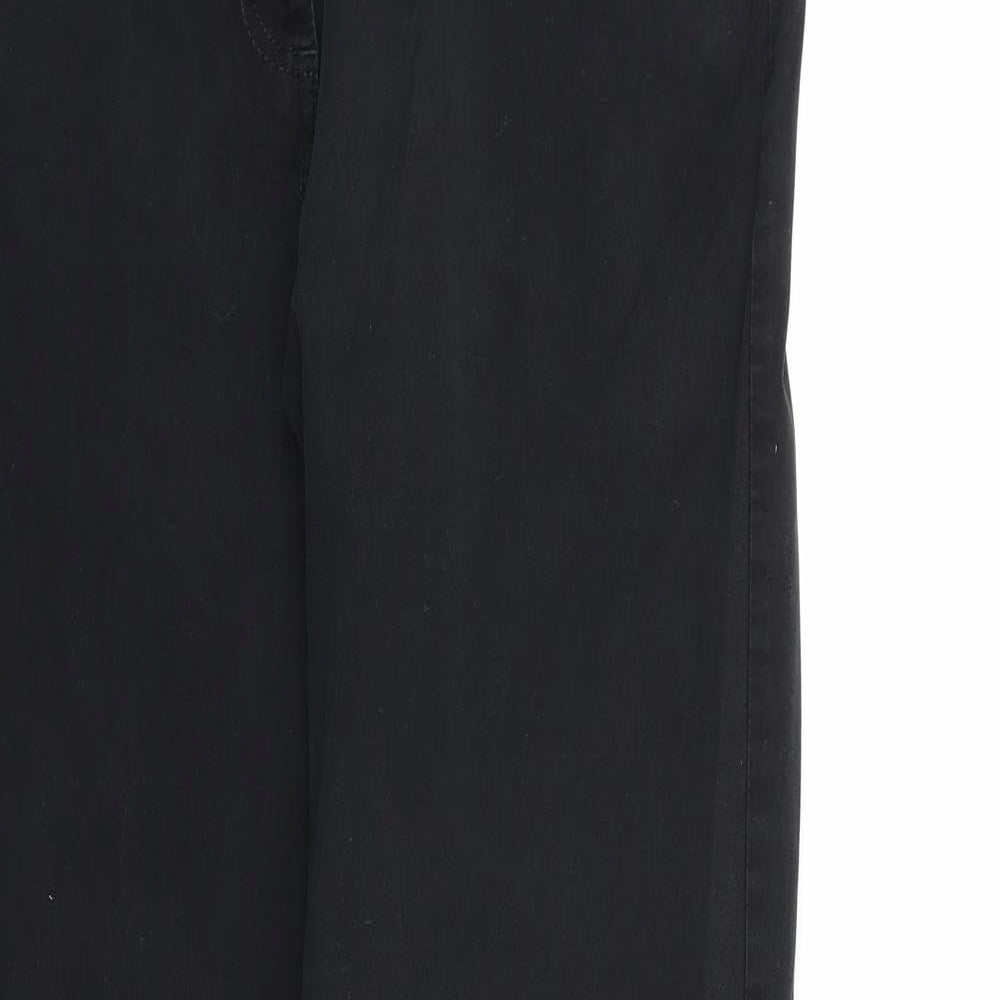 Marks and Spencer Womens Black   Trousers  Size 14 L29 in