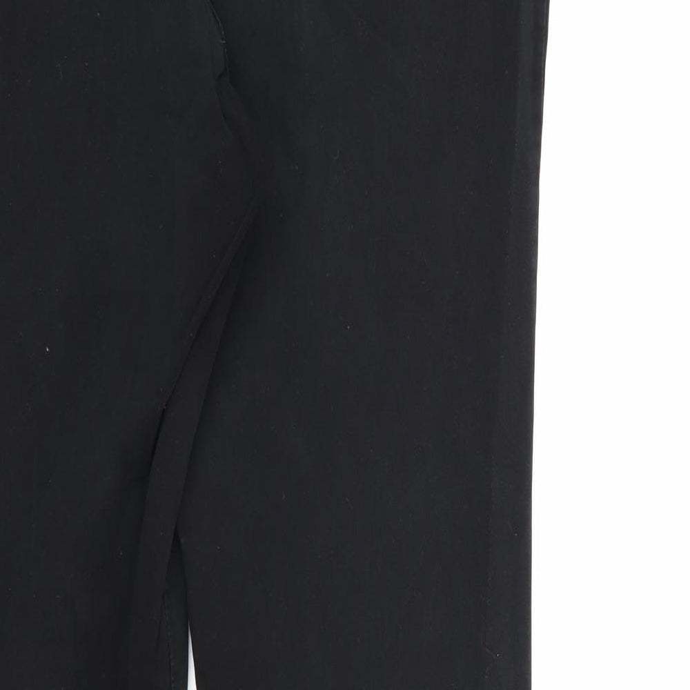Marks and Spencer Womens Black   Trousers  Size 14 L29 in