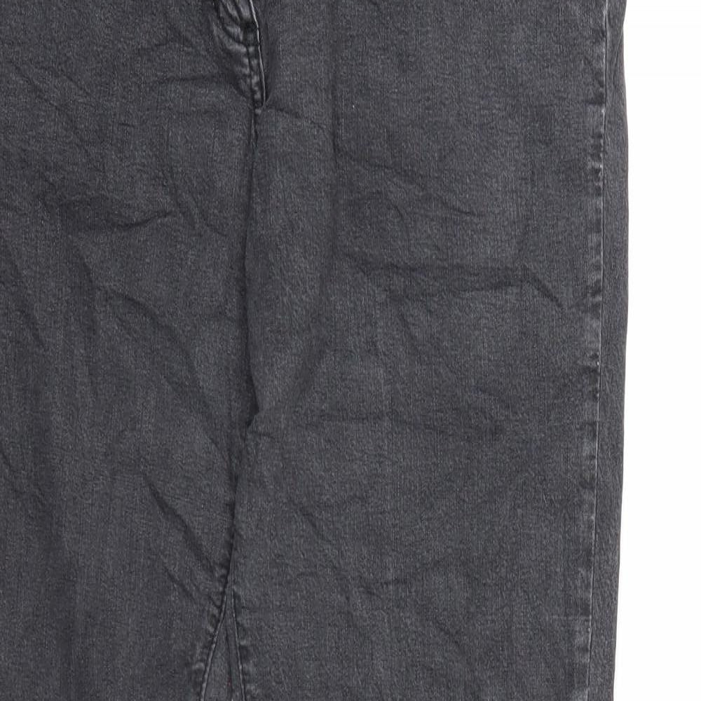 More Womens Grey  Denim Bootcut Jeans Size 18 L30 in