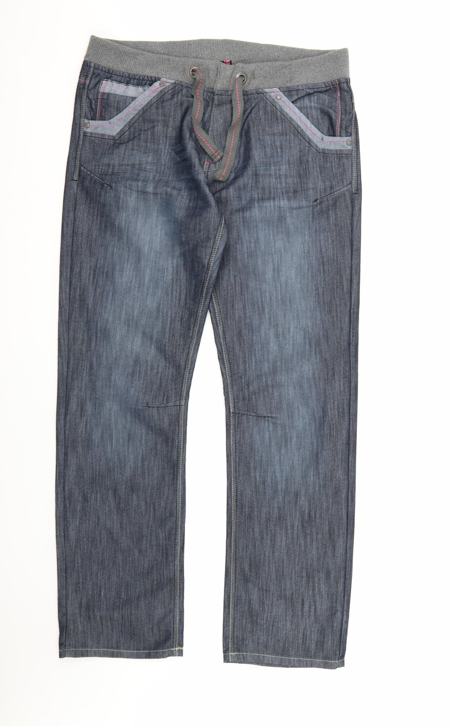 Voodoo Dolls Womens Blue  Denim Capri Jeans Size 16 L33 in