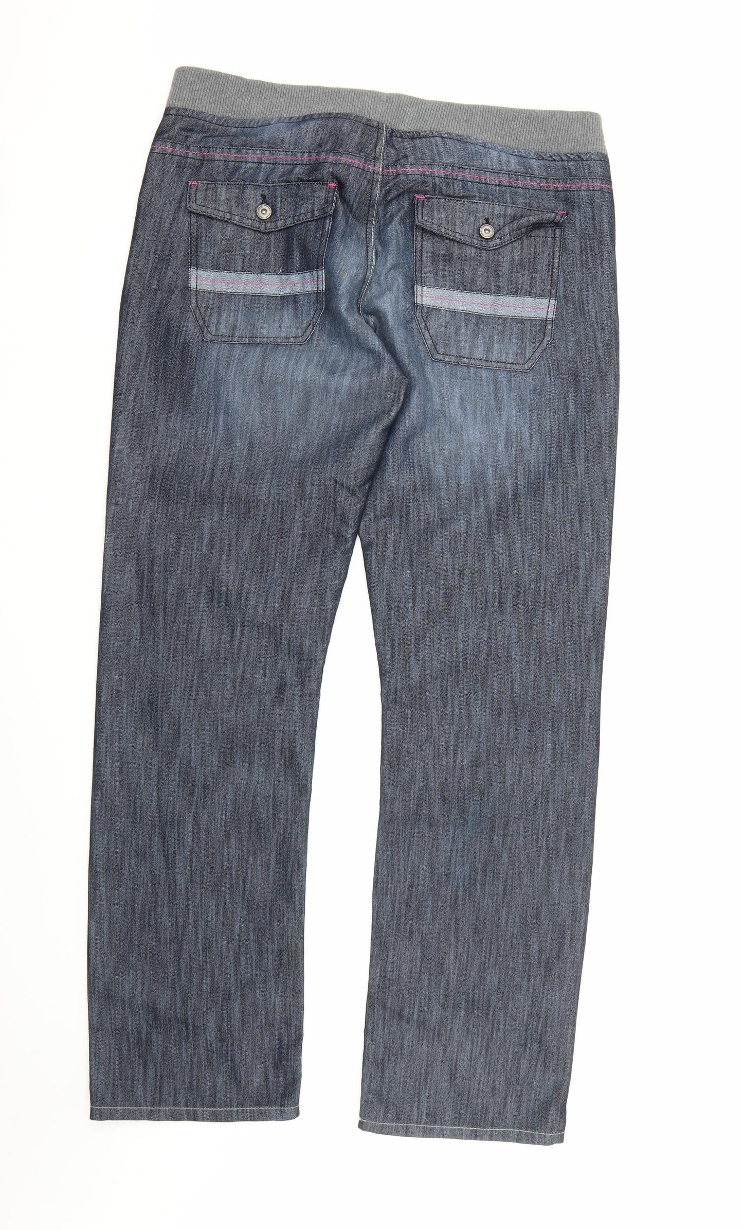 Voodoo Dolls Womens Blue  Denim Capri Jeans Size 16 L33 in