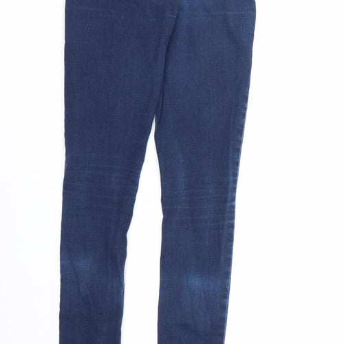 Topshop Womens Blue  Denim Skinny Jeans  L32 in