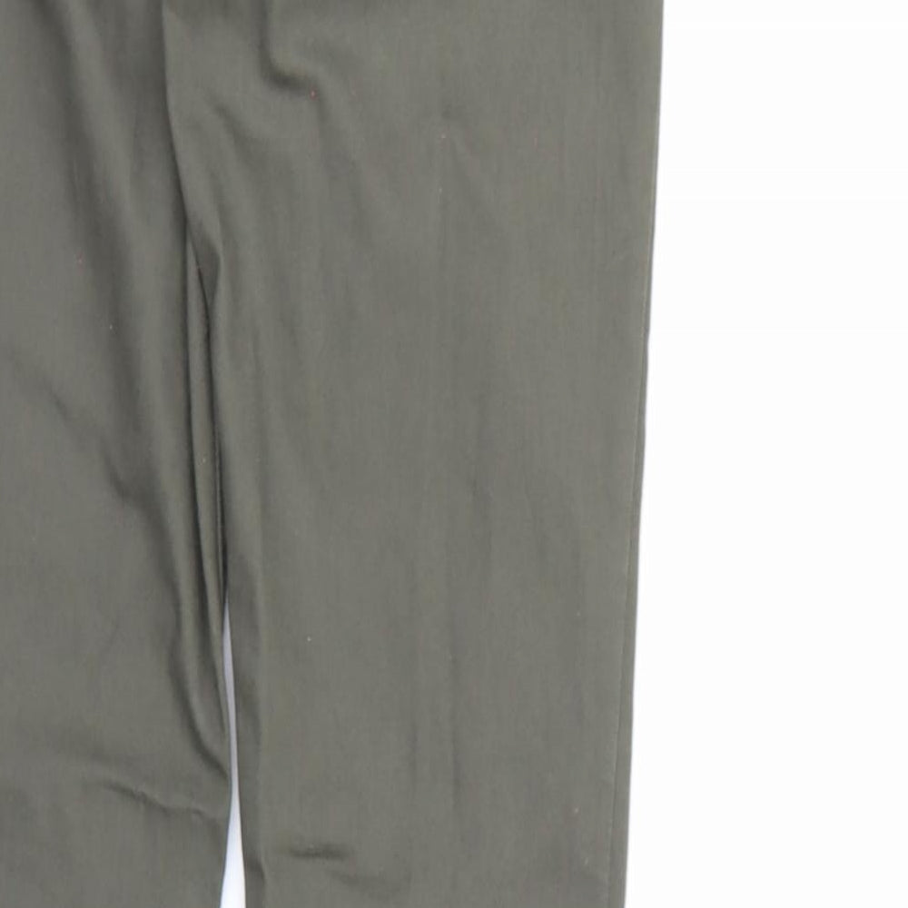 H&M Womens Green  Denim Skinny Jeans Size 10 L30 in