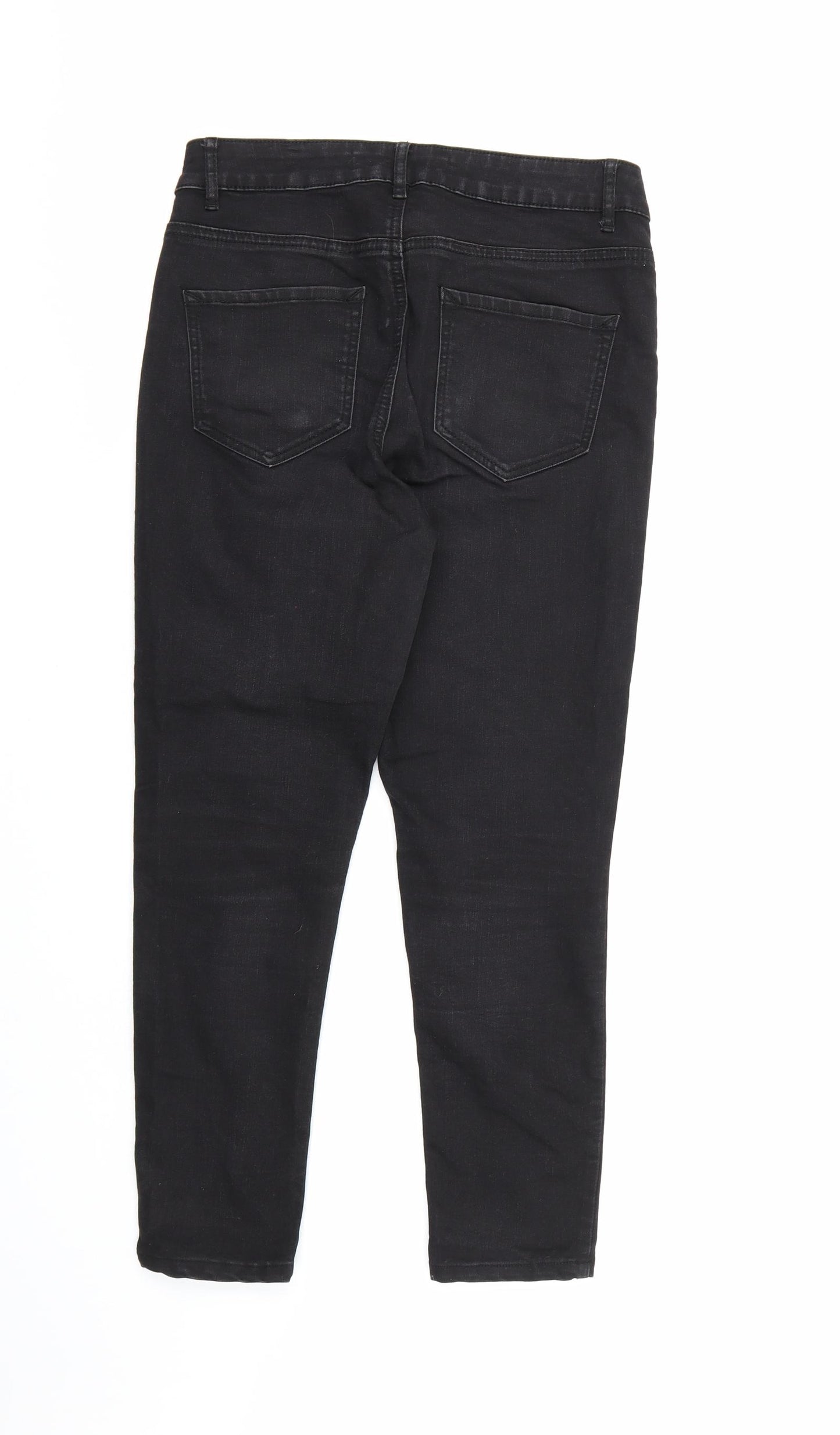 George Womens Black  Denim Skinny Jeans Size 10 L24 in