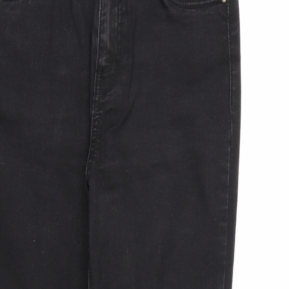 George Womens Black  Denim Skinny Jeans Size 10 L24 in