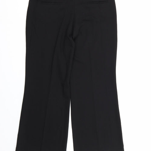 NEXT Womens Black  Rayon Dress Pants Trousers Size 10 L26 in