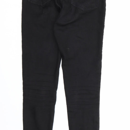 Boohoo Womens Black  Denim Skinny Jeans Size 6 L26 in