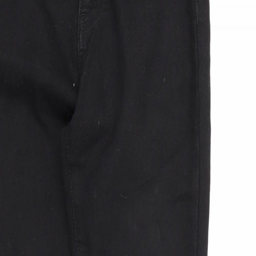Boohoo Womens Black  Denim Skinny Jeans Size 6 L26 in