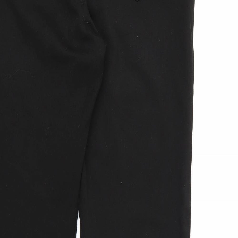 Jaeger Womens Black  Denim Straight Jeans Size 12 L32 in